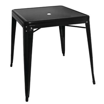 Tafel | Staal | Zwart | In-/Outdoor | Parasolgat |, Verzenden, Nieuw in verpakking