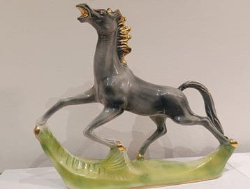 Collectie met dierenthema - Goud Mid-Century Italië,