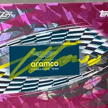 Aston Martin - Topps 46 parallel pink card Team Logo