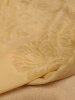 Introvabile tendone vintage giallo con fantasia floreale