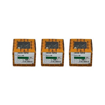 HECO TOPIX RVS A2 Schroef Torx TX25 4.5x40 – 600 stuks, Verzenden, Nieuw