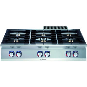 Fornuis | e-XP 700 | Gas | 6 Branders (6x 5.5kW) | Waakvlam, Verzenden