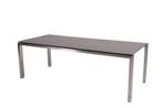 4 Seasons Outdoor Goa tafel RVS met HPL blad antraciet 220, Nieuw