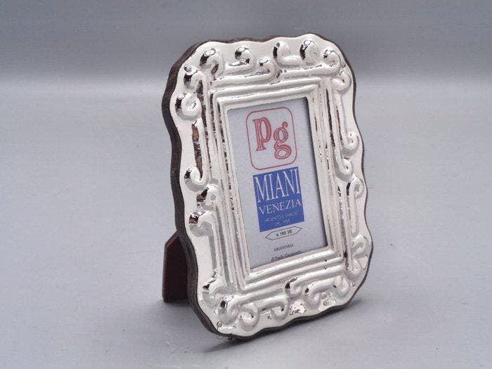 PG-Miani Argenteria - Fotolijst - .925 zilver - 4X6, Antiek en Kunst, Antiek | Zilver en Goud