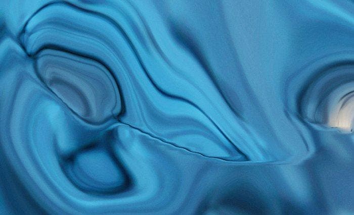 Bruno Paolo Benedetti - Smooth Blue Water Reflections, Antiek en Kunst, Kunst | Designobjecten