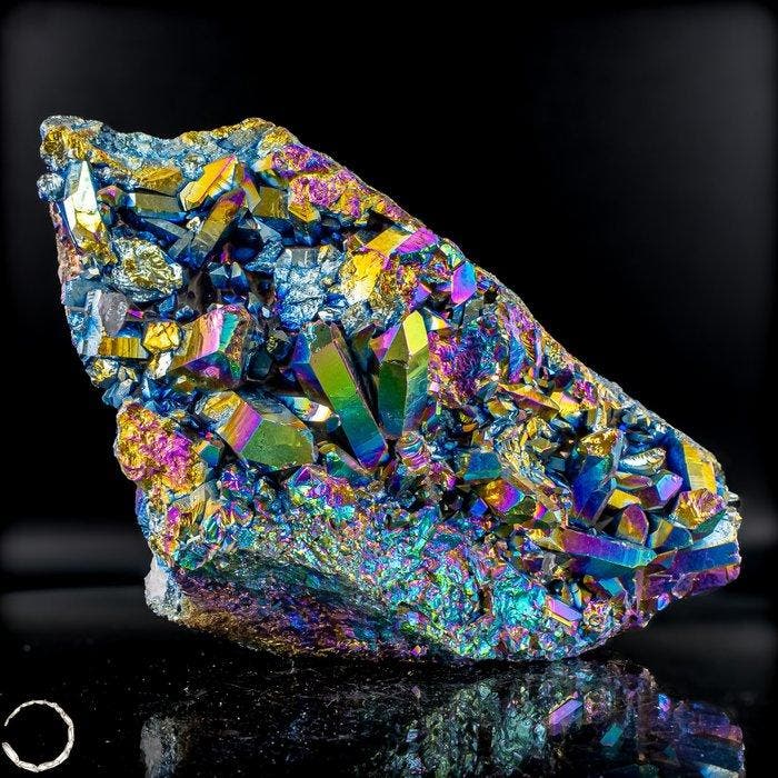 Spectakel van het Licht: Aura-Amethyst Druse in, Collections, Minéraux & Fossiles