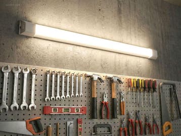 (20x) 40W 3 kleur CCT LED Batten licht Lampinno, Bricolage & Construction, Éclairage de chantier