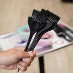Framar Classic Color Brush Set Matte Black (Verfkwasten), Verzenden, Gel, Wax, Haarlak of Mousse