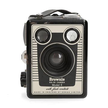 Kodak Brownie Six-20 Camera Model E - 1 jaar garantie, Ophalen of Verzenden, Zo goed als nieuw