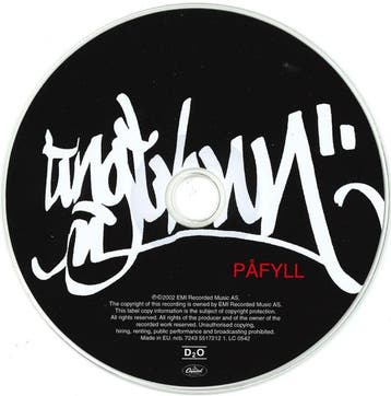 Tungtvann - Påfyll (CD, 2002), Verzenden