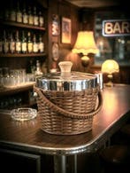 Ijsemmer - Ontwerp barlounge - wilg, Antiquités & Art