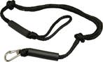 Bungee dock line met lus en karabijnhaak 155-225cm zwart, Ophalen of Verzenden