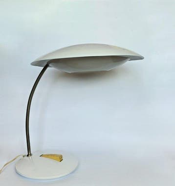 Big vintage table lamp Cobra/NEL-42 - USSR - Lampe de
