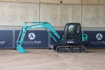 Veiling: Rupsgraafmachine Kobelco SK60-C Diesel 42kW 2013, Ophalen