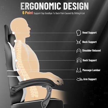 Ergonomische Bureaustoel -  Office Chair - Gamestoel - Volwa, Verzenden, Nieuw
