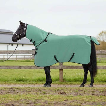 vidaXL Paardendeken Bijzondere Groen 105 cm Polyester, Dieren en Toebehoren, Paarden en Pony's | Overige Paardenspullen, Verzenden