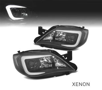 PHARES POUR SUBARU IMPREZA 08-12 TUBE LIGHT XENON FOND NOIR, Verzenden
