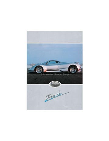 1999 PAGANI ZONDA C12 BROCHURE