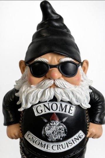 Daluxe Art - sculptuur, Gnome Cruising - 80 cm - Hars