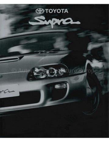 1993 TOYOTA SUPRA BROCHURE FRANS