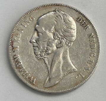 Nederland. Willem II. 2 1/2 Gulden 1841