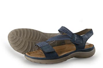 Rieker Sandalen in maat 37 Blauw, Sandalen of Muiltjes, Zo goed als nieuw, Rieker, Verzenden