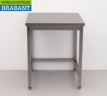 HCB RVS Werktafel Tafel Premium-line 70 x 70 x 85 cm Horeca, Ophalen of Verzenden