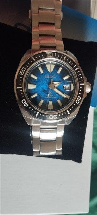 Seiko - Prospex Samurai Save the Ocean. - Zonder, Bijoux, Sacs & Beauté, Montres | Anciennes | Antiquités
