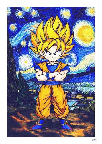 SKE - Goku Vs Super Saiyan SPLIT