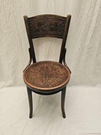 Stoel - Antieke Art Nouveau Thonet stijl (Zeldzaam Relief