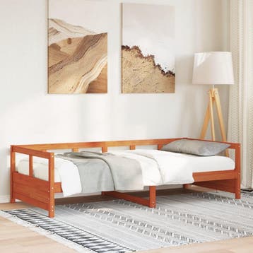 vidaXL Slaapbank zonder matras 80x200 cm massief grenenhout, Verzenden, Nieuw
