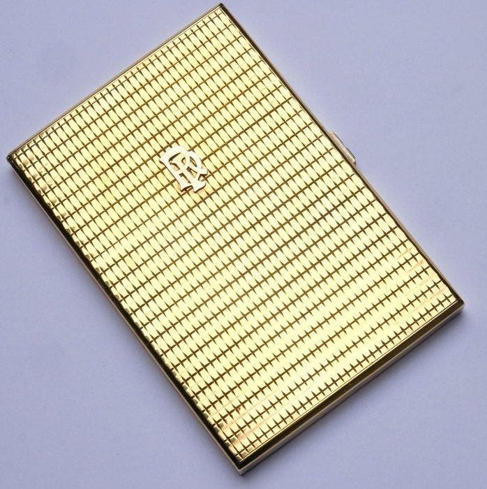 Ernst Gideon Bek - Kist - .925 zilver, verguld - Art Deco, Antiquités & Art, Antiquités | Meubles | Chaises & Canapés
