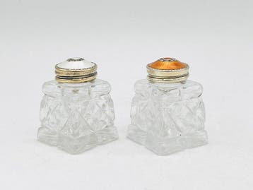 Hroar Prydz - Zout- en pepervaatjes - .925 zilver -