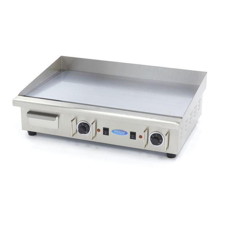 Plaque de gril - chrome lisse - 73 cm - incl plateau, Elektronische apparatuur, Grillplaten, Verzenden