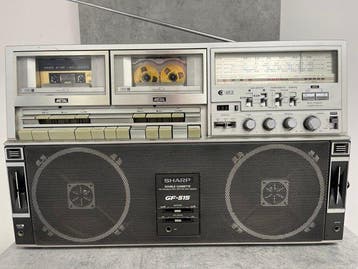 Sharp - GF-515Z (rare piece) Lecteur portable de cassettes, Nieuw