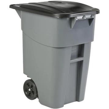 Rolcontainer | BRUTE | Kunststof | Grijs/Zwart | 189.3L |, Verzenden, Nieuw in verpakking