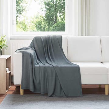 vidaXL Dekentjes 24 st Donkergrijs 170 x 130 cm 7.81 kg, Verzenden, Nieuw