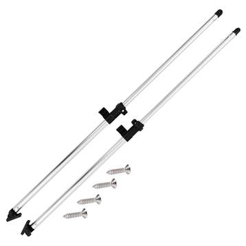 vidaXL Biminitop steunpalen 2 st aluminium, Watersport en Boten, Verzenden, Nieuw