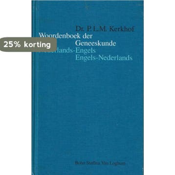 WOORDENBOEK GENEESKUNDE E-N N-E 9789060168585 P.L.M. Kerkhof, Verzenden, Gelezen, P.L.M. Kerkhof