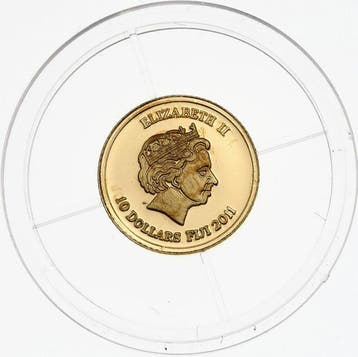 0,5 gram - Or .999 - 10 Dollars Fiji 2011 - Niagara Falls