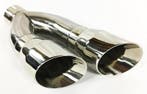 2X 4inch uitgang - 2,5 inch ingang uitlaat sierstuk, Auto-onderdelen, Ophalen of Verzenden, Nieuw