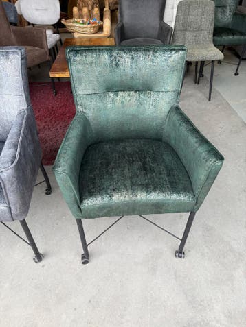 London eetkamerstoel, twee kleuren (nieuw, outlet), Nieuw
