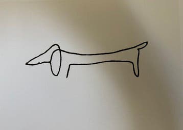 Pablo Picasso (1881-1973) - Le Chien, 1907. - 60 x 50 cm.