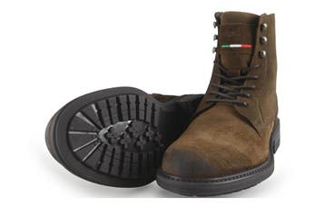 Pantofola dOro Veterboots in maat 40 Bruin, Bruin, Verzenden, Boots, Zo goed als nieuw