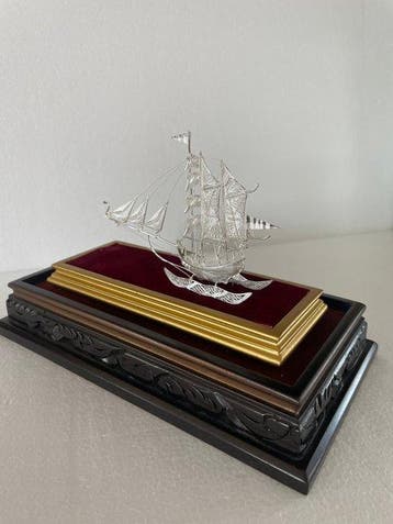 Ansor - Modelschip - Ansor silver - Yogyakarta, Indonesië,, Hobby en Vrije tijd, Nieuw