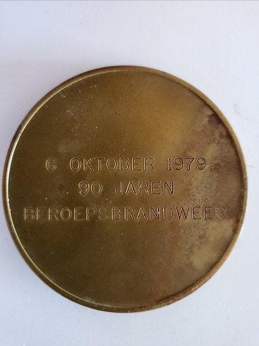 Penning - Jan Snoeck - 6 OKTOBER 1979 90 JAREN, Postzegels en Munten, Munten en Bankbiljetten | Toebehoren