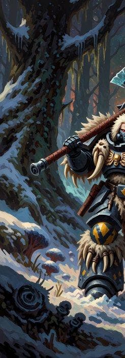 ssick lab - [XL MATTE PAPER] Wolf of the Frozen Wilds