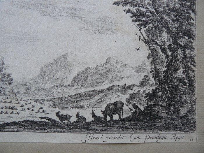 Stefano Della Bella (1610-1664) - ensemble de 5 eaux fortes, Antiquités & Art, Antiquités | Autres Antiquités