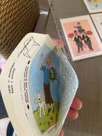 België - een serie van 4 Tintin-postkaarten met een, Collections