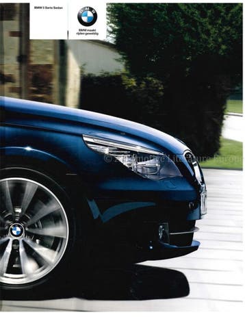 2008 BMW 5 SERIE SEDAN BROCHURE NEDERLANDS, Nieuw